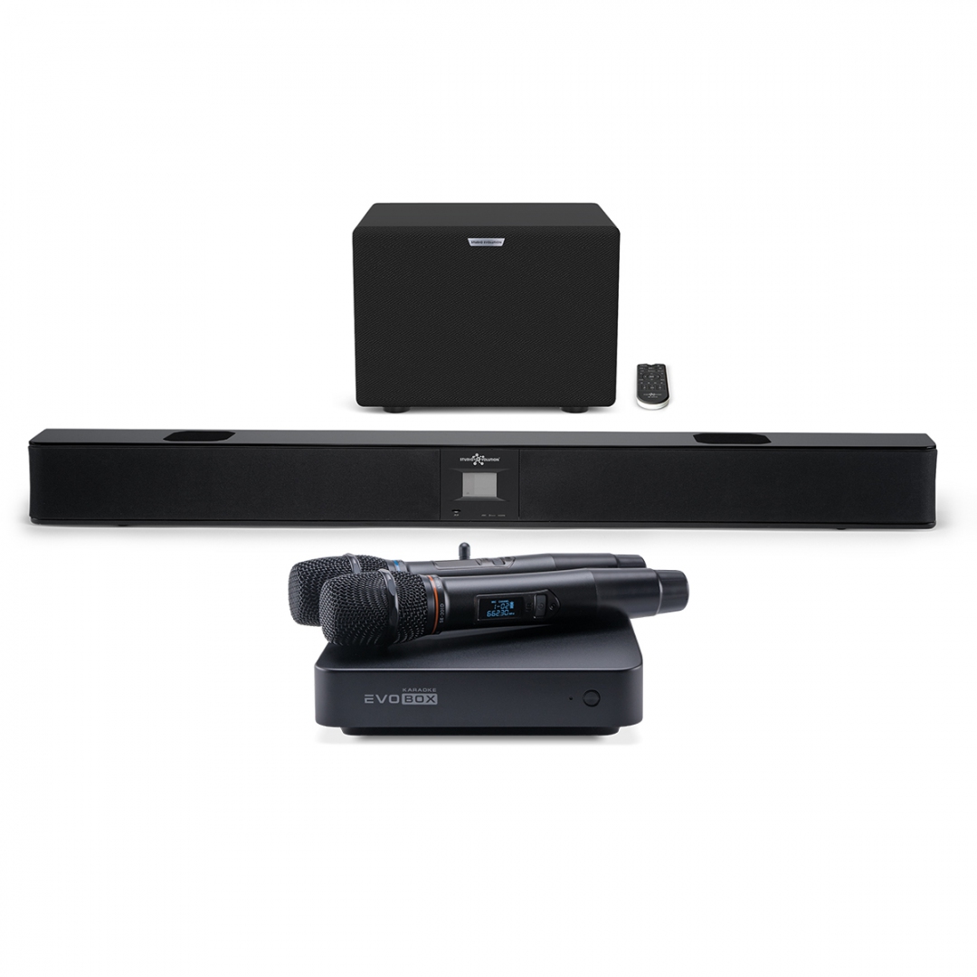 караоке-комплект EVOBOX Plus + EvoSound Bar (саундбар с караоке) в Спасске-Дальнем