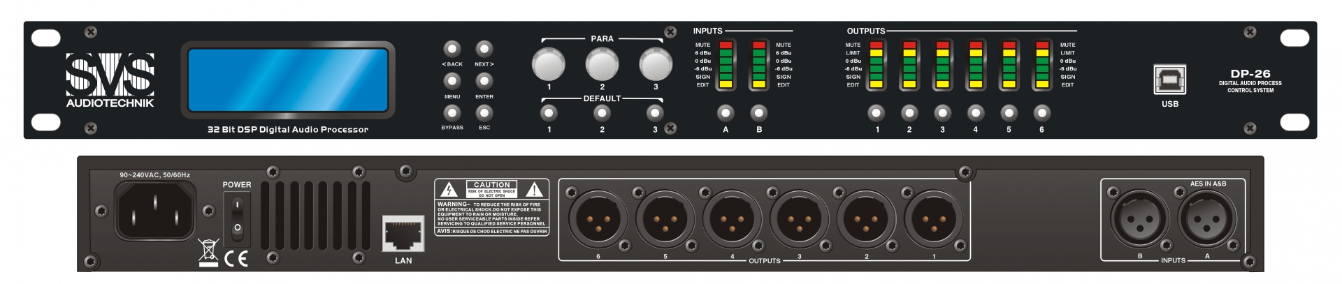 SVS Audiotechnik DP-26 Цифровой процессор: 2 входа 6 выходов в Спасске-Дальнем