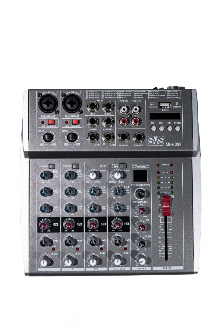 SVS Audiotechnik mixers AM-6 DSP Микшерный пульт аналоговый, 6-канальный SVS Audiotechnik mixers в Спасске-Дальнем