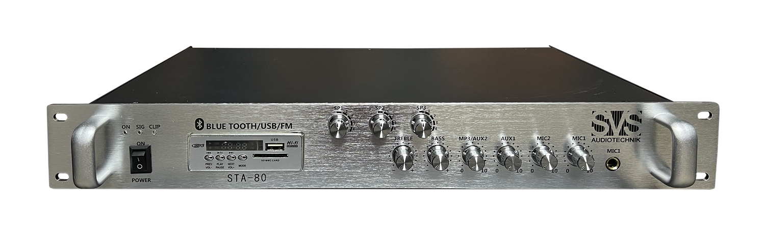 SVS Audiotechnik STA-80 Микшер-усилитель для систем Public Address в Спасске-Дальнем